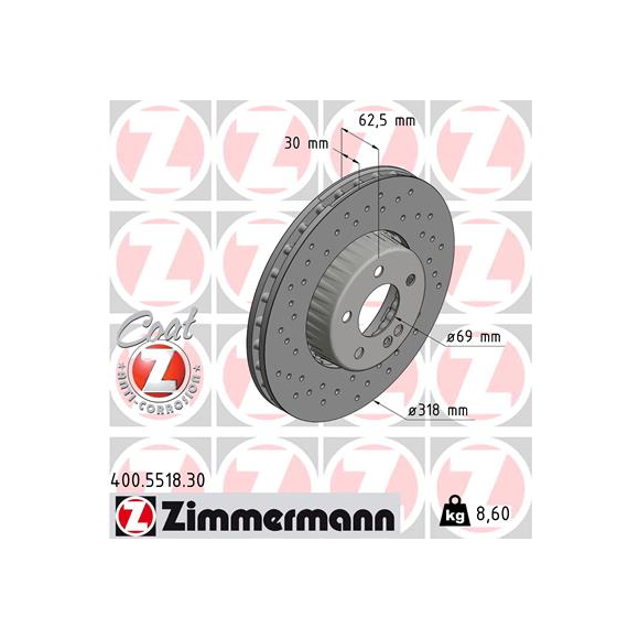 Tarcze Zimmermann Formula S - 400.5518.30