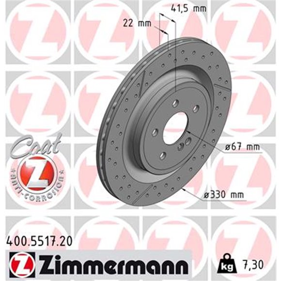 Tarcze Zimmermann Coat Z - 400.5517.20