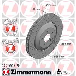 Tarcze Zimmermann Formula Z - 400.5513.70