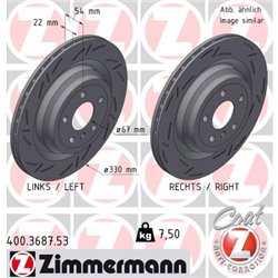Tarcze Zimmermann Black Z - 400.3687.53
