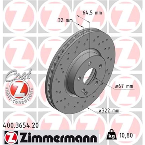 Tarcze Zimmermann Coat Z - 400.3654.20