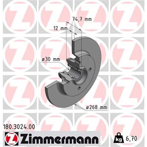 Tarcze Zimmermann - 180.3024.00