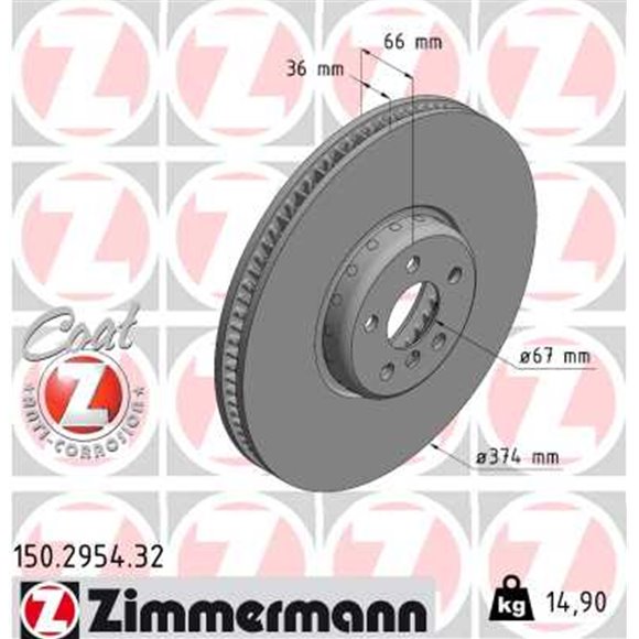Tarcze Zimmermann Formula F - 150.2954.32