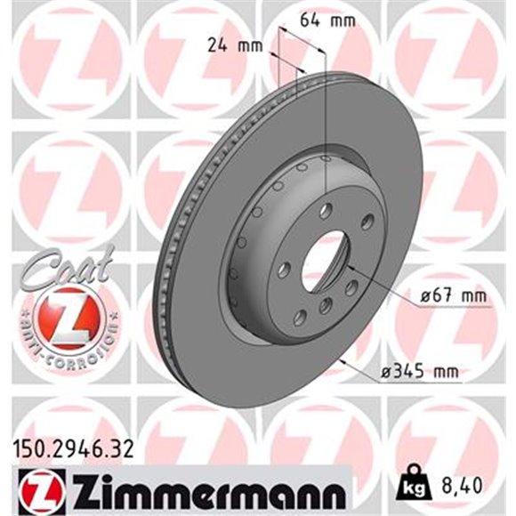 Tarcze Zimmermann Formula F - 150.2946.32
