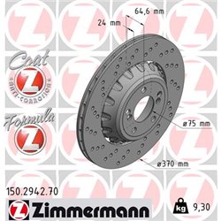 Tarcze Zimmermann Formula Z - 150.2942.70