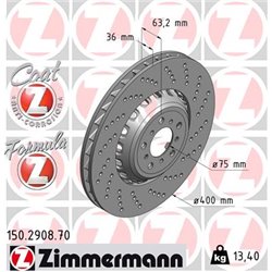 Tarcze Zimmermann Formula Z - 150.2908.70