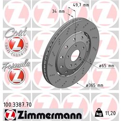 Tarcze Zimmermann Formula Z - 100.3387.70