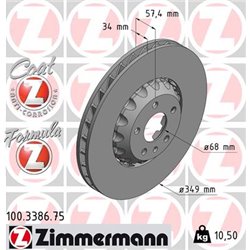 Tarcze Zimmermann Formula Z - 100.3386.75