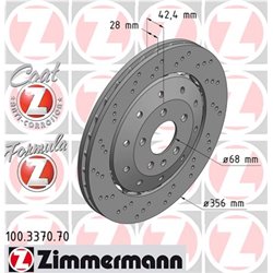 Tarcze Zimmermann Formula Z - 100.3370.70