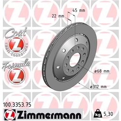 Tarcze Zimmermann Formula Z - 100.3353.75