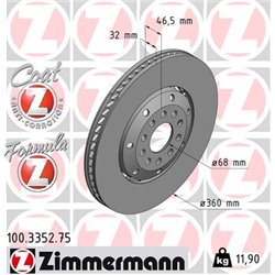 Tarcze Zimmermann Formula Z - 100.3352.75
