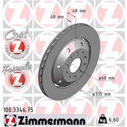 Tarcze Zimmermann Formula Z - 100.3346.75