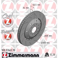 Tarcze Zimmermann Formula Z - 100.3340.70
