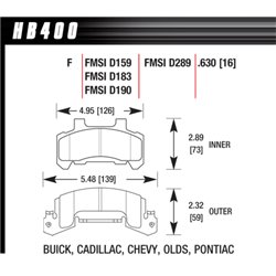 Klocki Hawk HPS - HB400F.630
