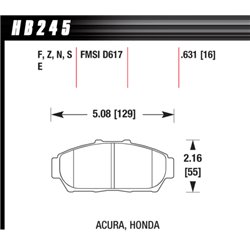 Klocki Hawk HPS 5.0 - HB245B.631
