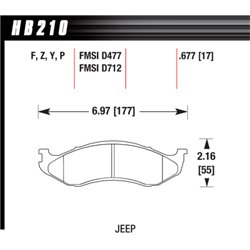 Klocki Hawk LTS - HB210Y.677