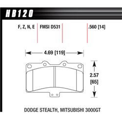 Klocki Hawk PC Ceramic - HB120Z.560