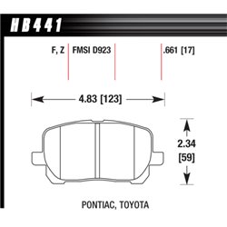 Klocki Hawk PC Ceramic - HB441Z.661