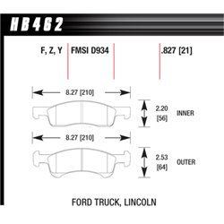 Klocki Hawk PC Ceramic - HB462Z.827