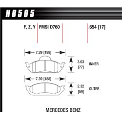 Klocki Hawk PC Ceramic - HB505Z.654