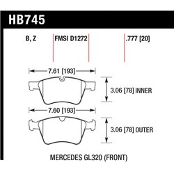 Klocki Hawk PC Ceramic - HB745Z.777