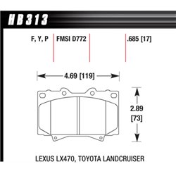 Klocki Hawk SD Super Duty - HB313P.685