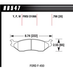 Klocki Hawk SD Super Duty - HB547Y.798