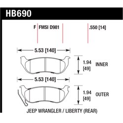 Klocki Hawk HPS - HB690F.550