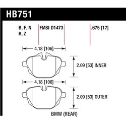 Klocki Hawk PC Ceramic - HB751Z.675