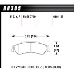 Klocki Hawk SD Super Duty - HB305P.610