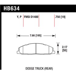 Klocki Hawk SD Super Duty - HB634P.750