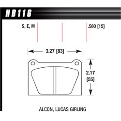 Klocki HAWK HT-10 - HB116S.580