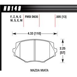 Klocki HAWK DTC-50 - HB149V.505