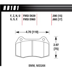 Klocki HAWK DTC-70 - HB181U.660