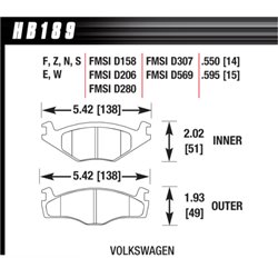 Klocki HAWK DTC-60 - HB189G.595