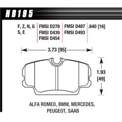 Klocki HAWK DTC-70 - HB195U.640