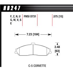 Klocki HAWK DTC-50 - HB247V.575