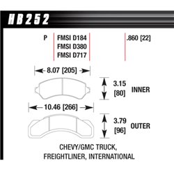 Klocki Hawk SD Super Duty - HB252P.860