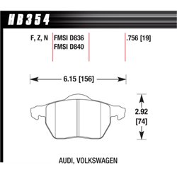 Klocki Hawk PC Ceramic - HB354Z.756A