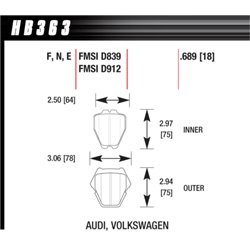 Klocki HAWK HPS - HB363F.689A