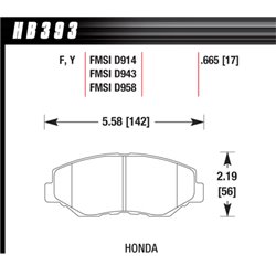 Klocki HAWK DTC-70 - HB393U.665