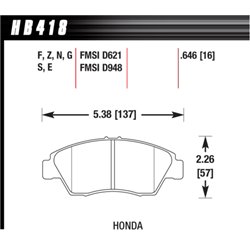 Klocki HAWK DTC-60 - HB418G.646