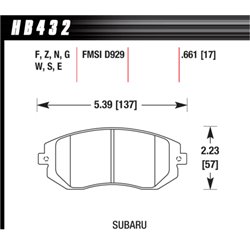 Klocki HAWK DTC-60 - HB432G.661