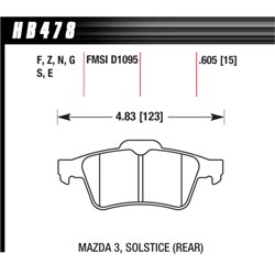 Klocki HAWK DTC-70 - HB478U.605