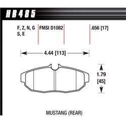Klocki HAWK DTC-60 - HB485G.656