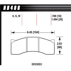 Klocki HAWK DTC-70 - HB486U1.094