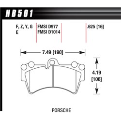 Klocki HAWK DTC-60 - HB501G.625