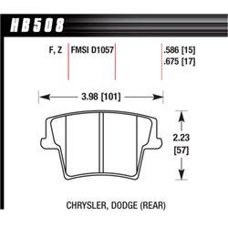 Klocki HAWK HPS 5.0 - HB508B.675