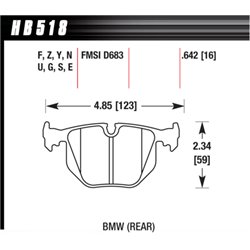 Klocki HAWK DTC-60 - HB518G.642
