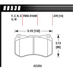 Klocki HAWK DTC-60 - HB530G.570